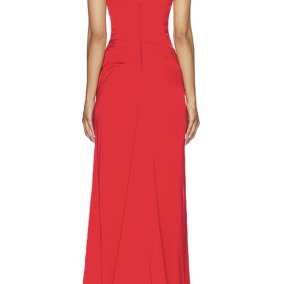 NBD Jake Gown in Red - Size Small - Picture 2 of 4